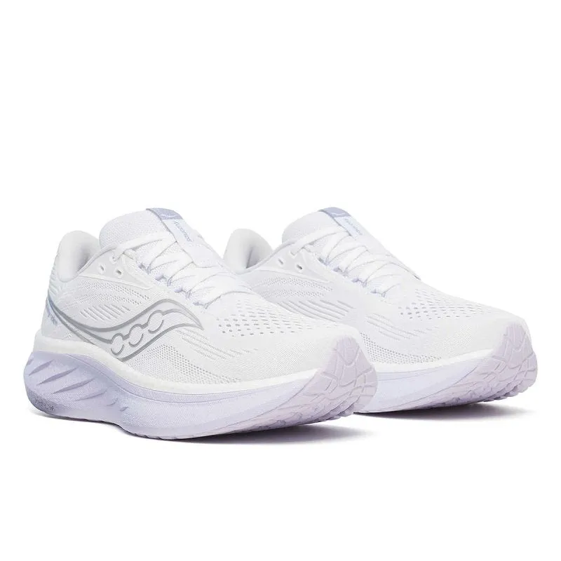 Saucony Women's Ride 18 - White/Thistle