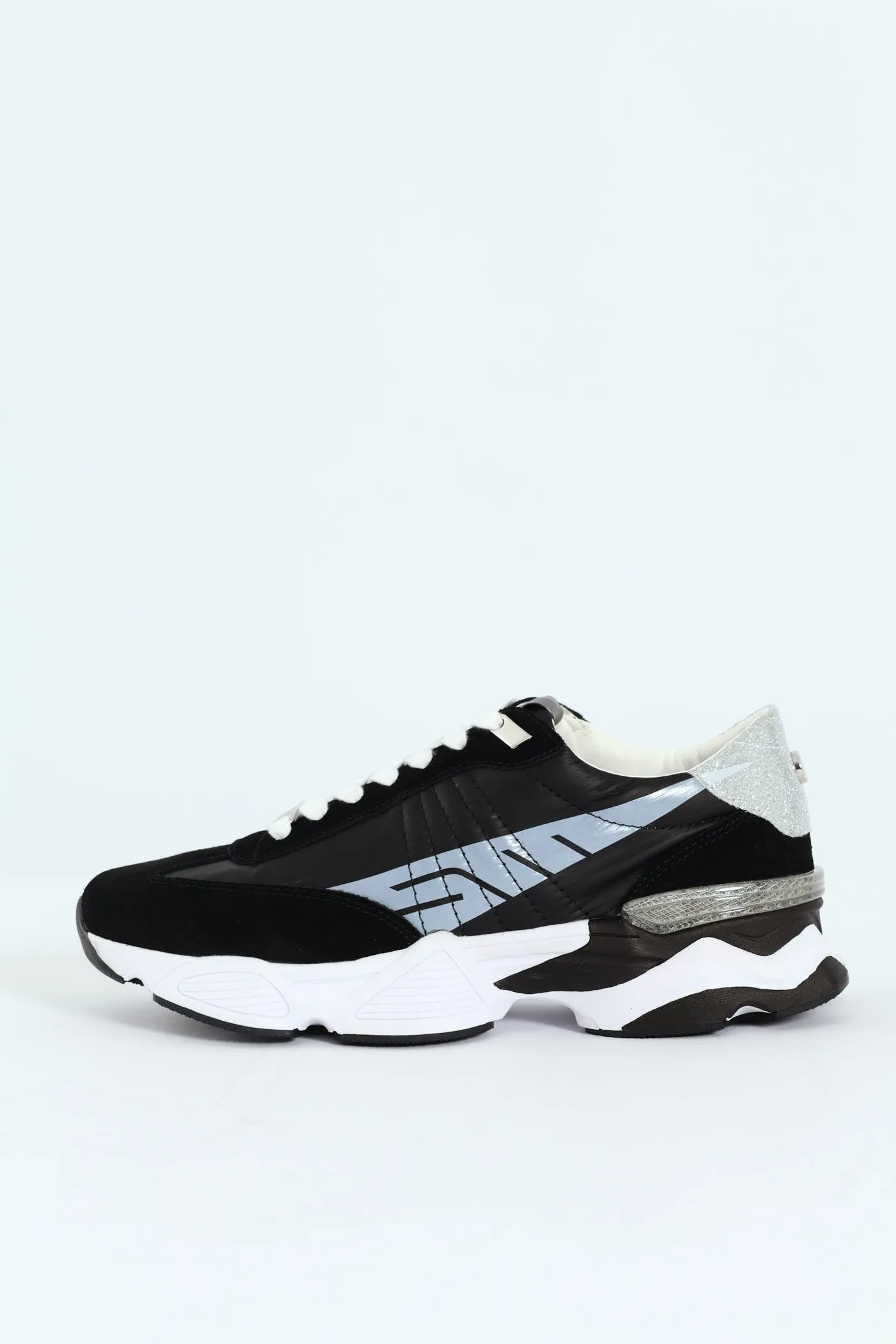 Setback Sportie Sneaker - Black/White