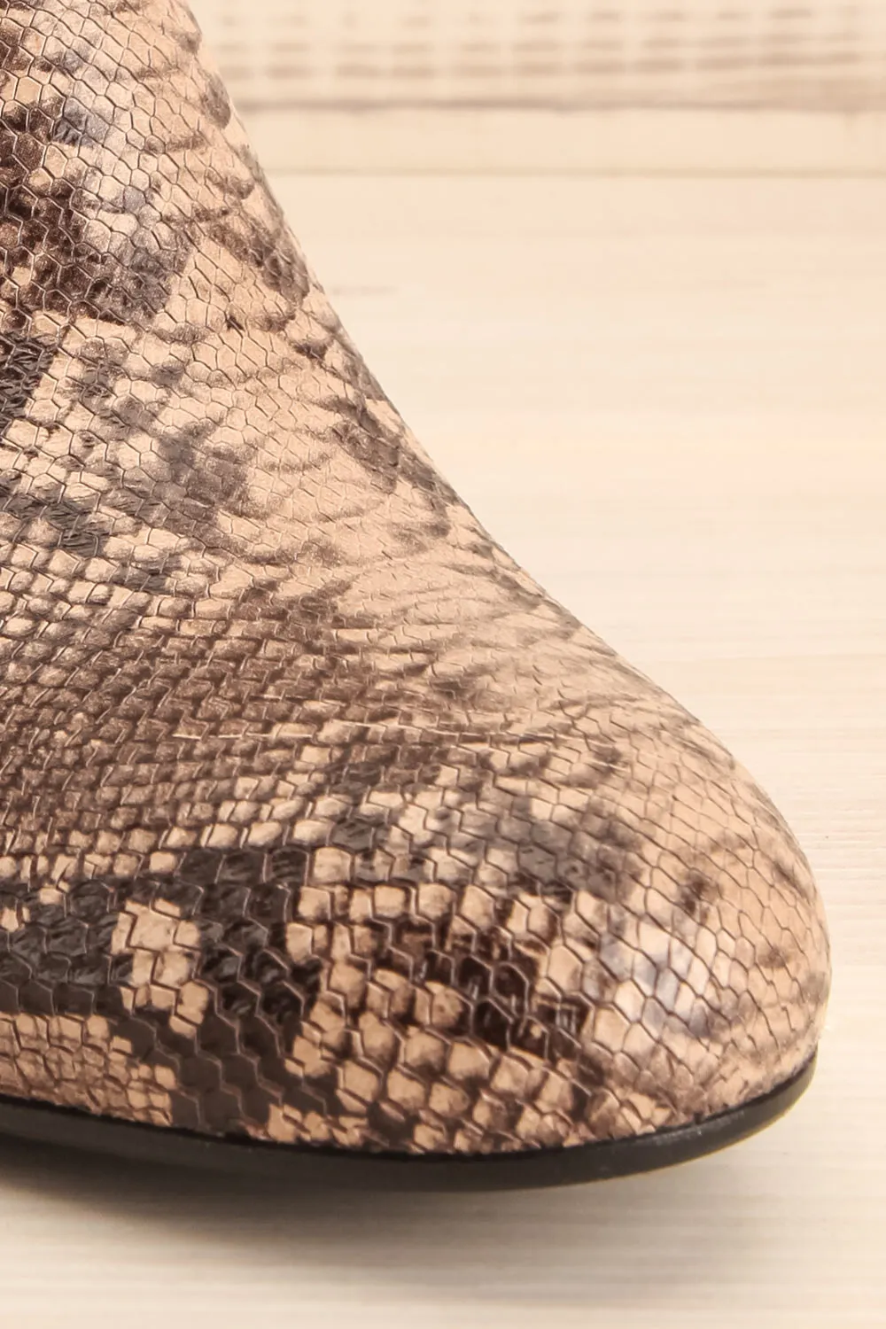 Shilo Python | Ankle Heeled Boots