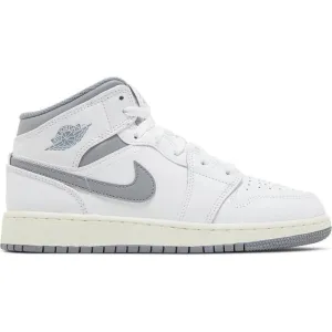Shoes Nike Nike Air Jordan 1 Mid 'Neutral Grey' GS