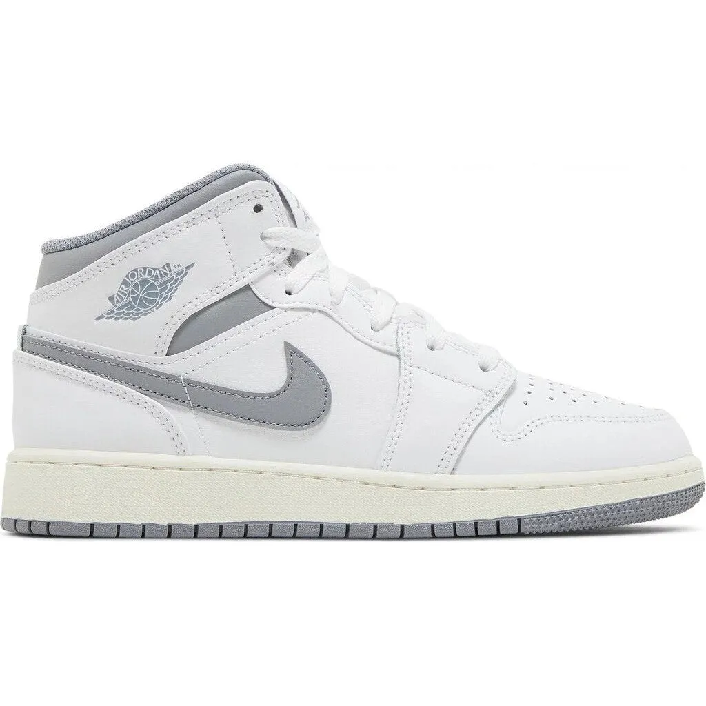 Shoes Nike Nike Air Jordan 1 Mid 'Neutral Grey' GS