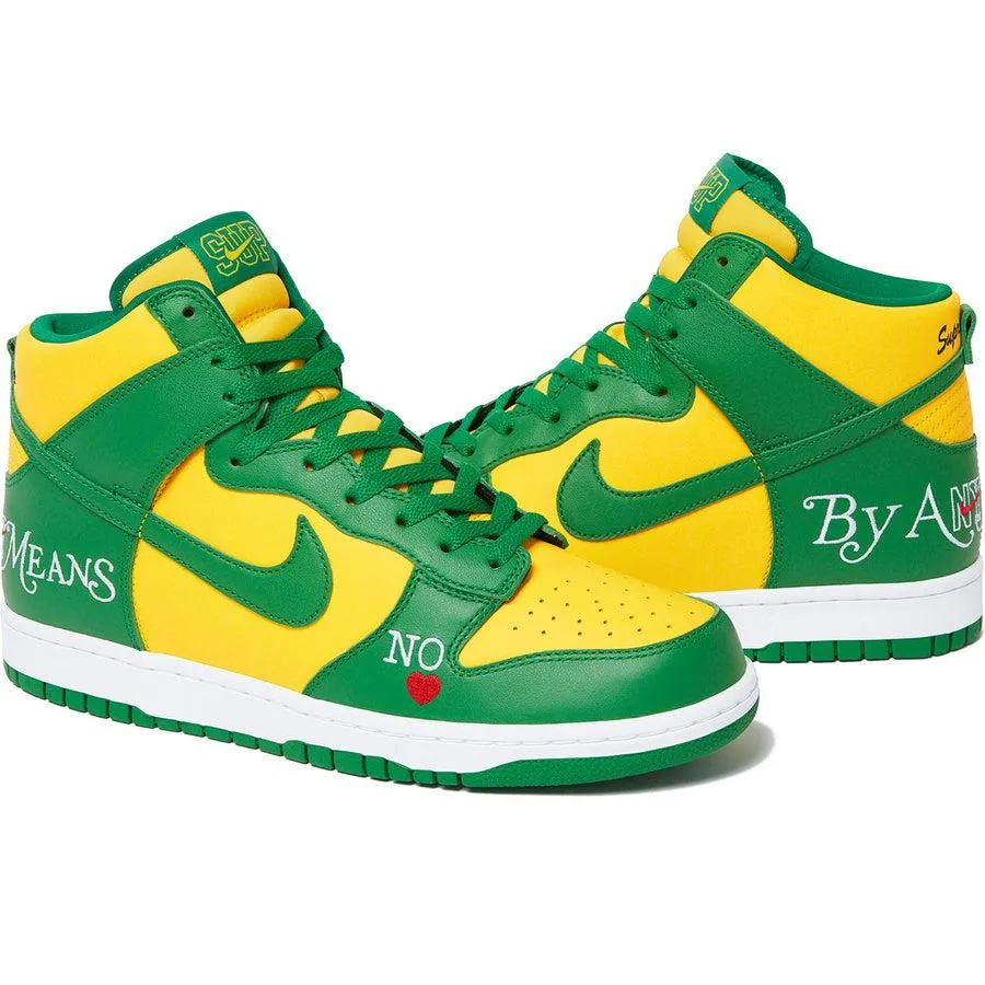 Shoes Nike Supreme?/Nike? SB Dunk High (Yellow)
