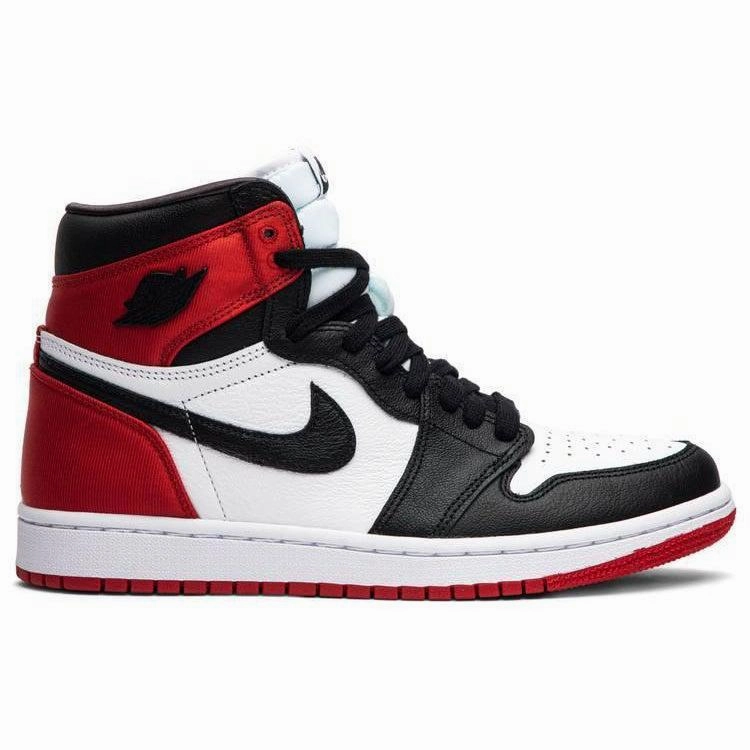 Shoes Nike Nike Wmns Air Jordan 1 Retro High 'Satin Black Toe'.