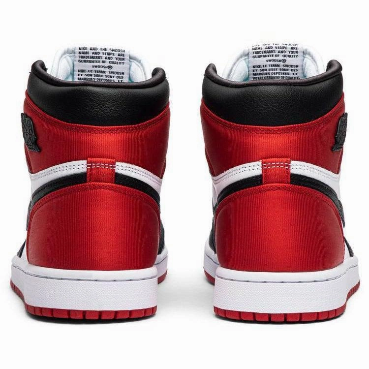 Shoes Nike Nike Wmns Air Jordan 1 Retro High 'Satin Black Toe'.