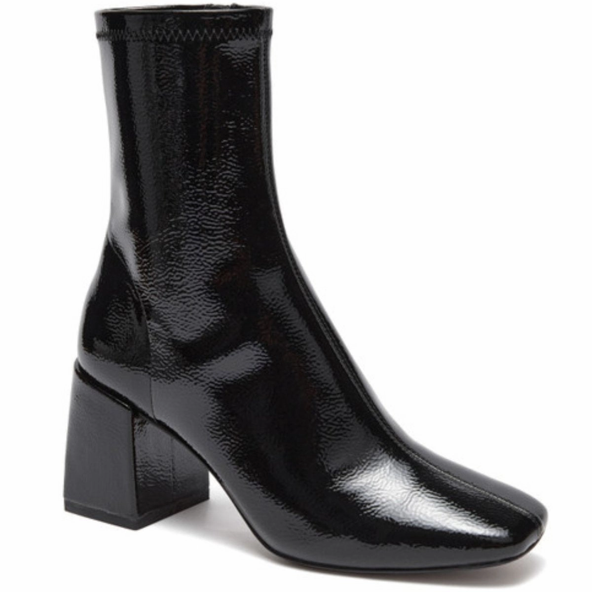 Silent D Women's Carina Black Crinkle Patent