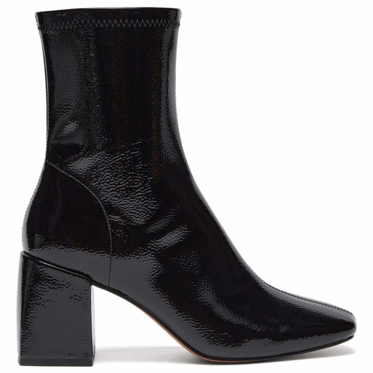 Silent D Women's Carina Black Crinkle Patent