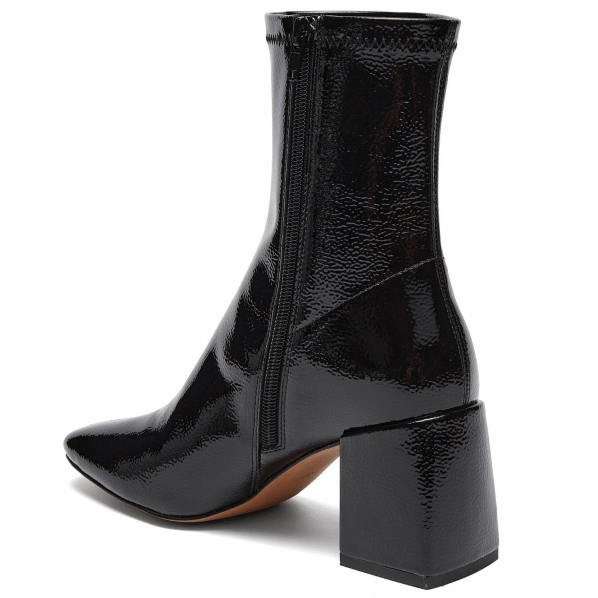 Silent D Women's Carina Black Crinkle Patent