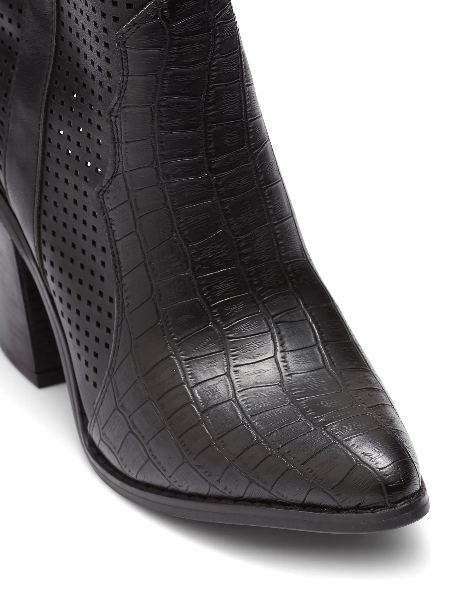 Sterling Ankle Boot Black Croc