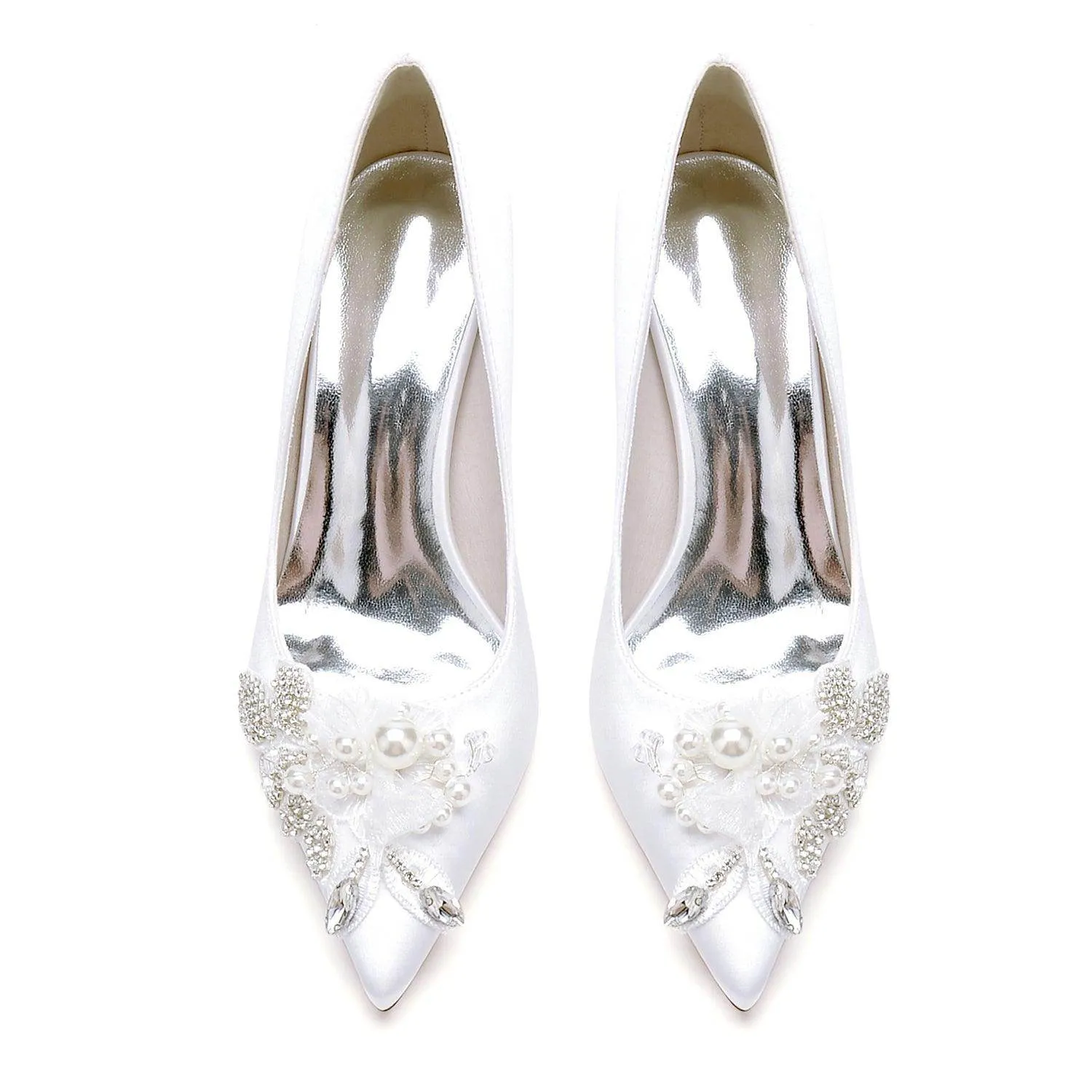 Stiletto Heel 6cm Silk-Like Shoes CK0426