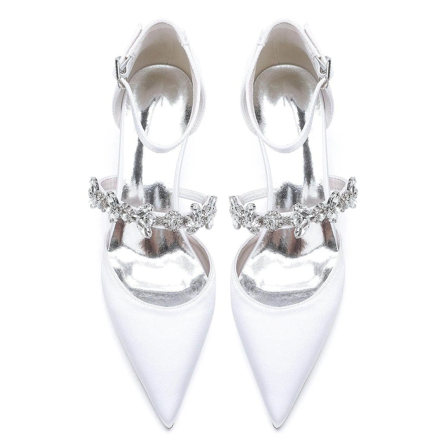 Stiletto Heel 6cm Silk-Like Shoes CK0482