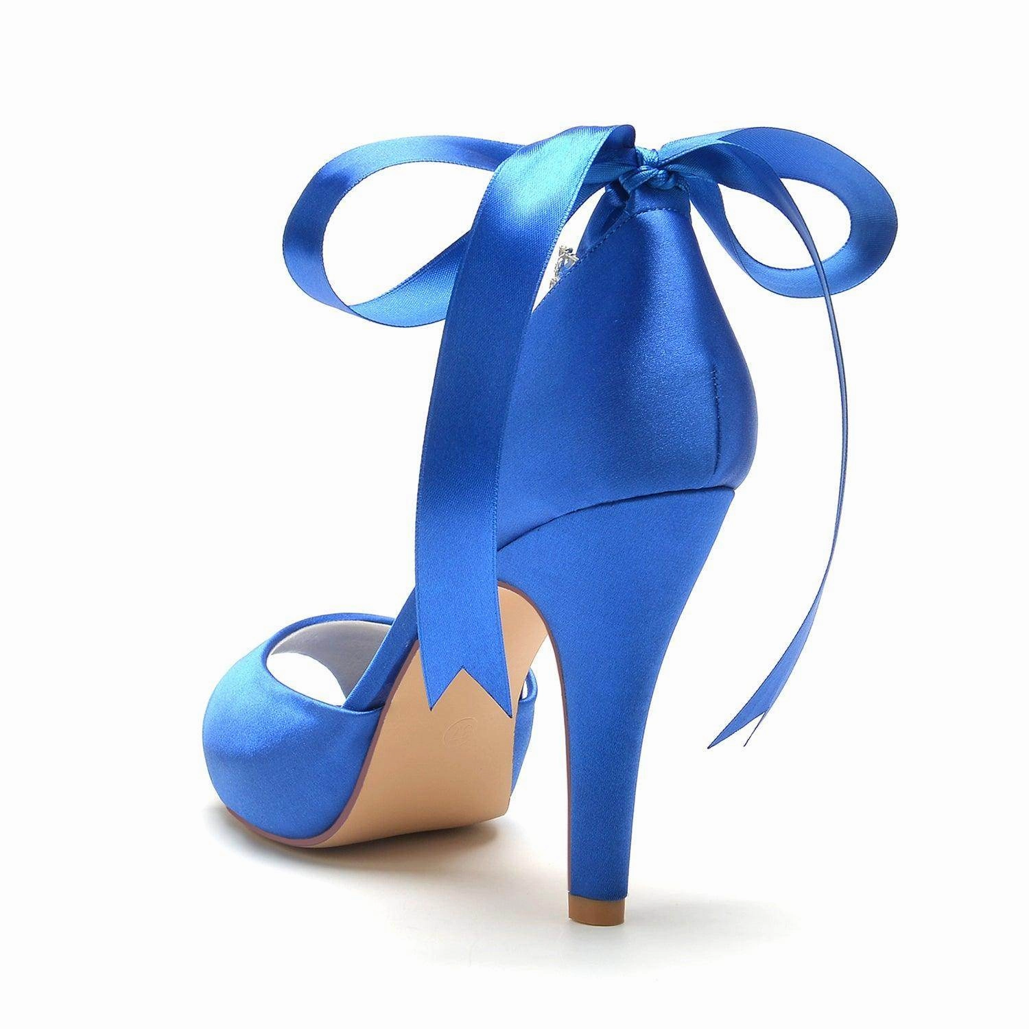 Stiletto Heel 10cm Silk-Like Shoes CK0353