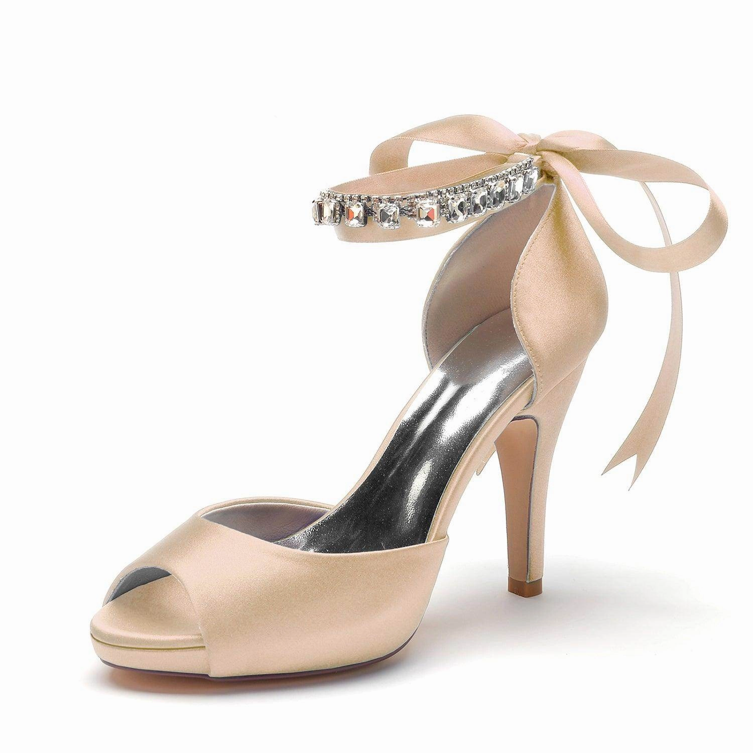 Stiletto Heel 10cm Silk-Like Shoes CK0353