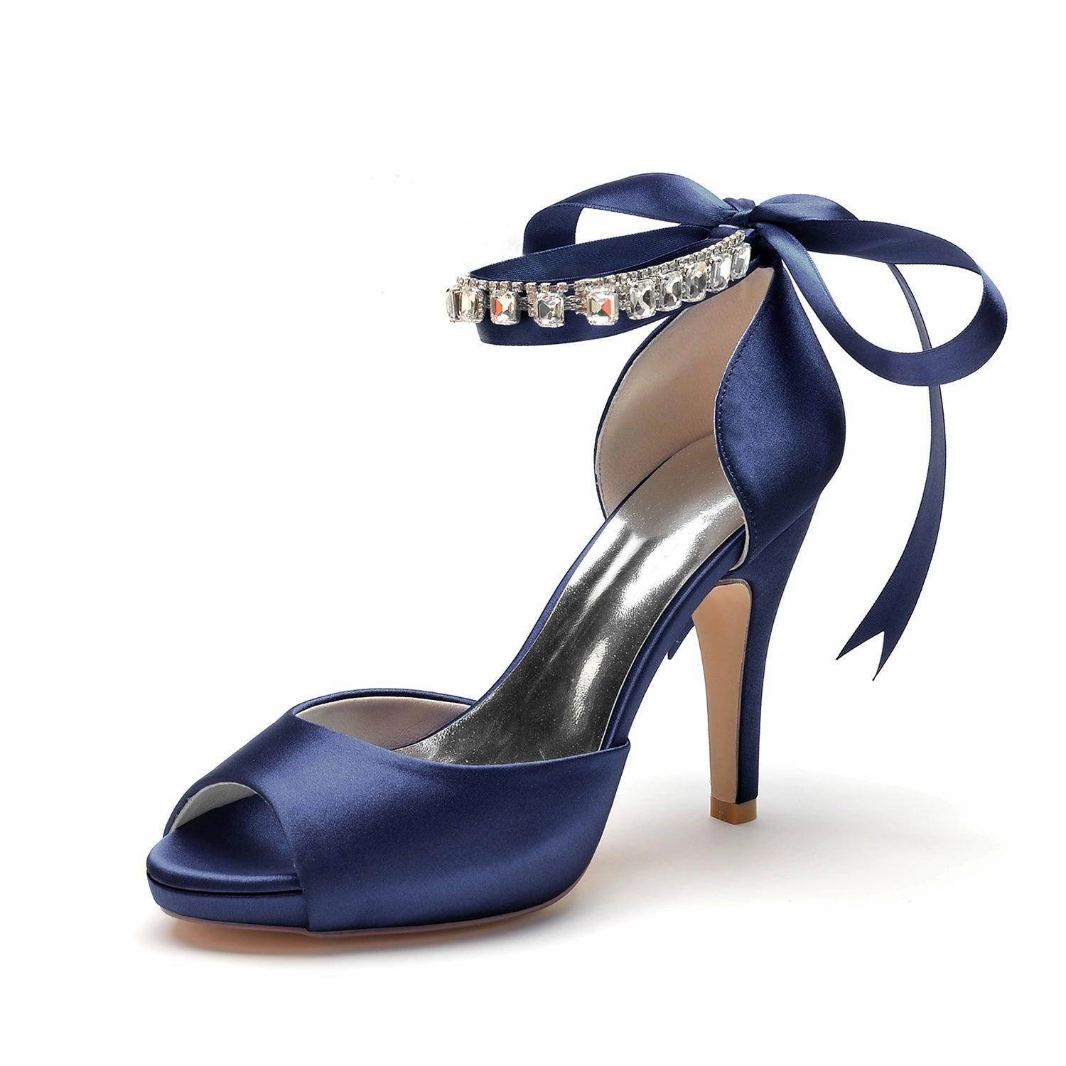 Stiletto Heel 10cm Silk-Like Shoes CK0353