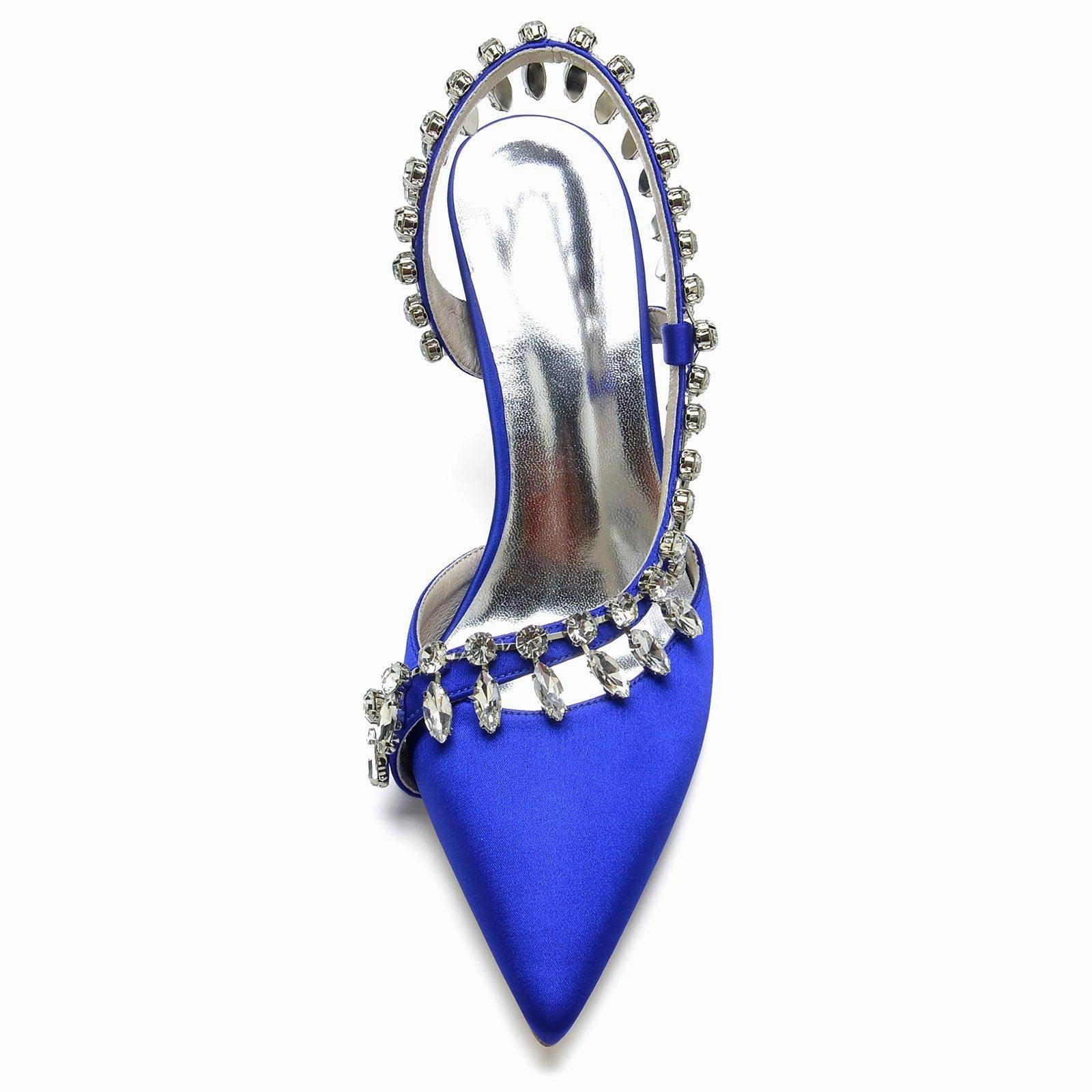 Stiletto Heel 8.5cm Silk-Like Shoes CK0163