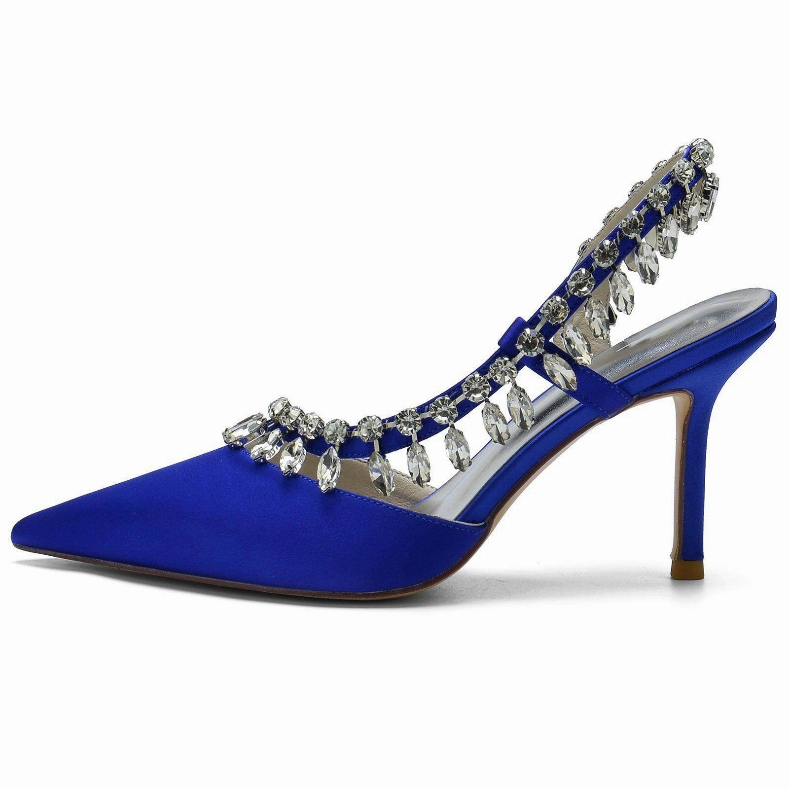 Stiletto Heel 8.5cm Silk-Like Shoes CK0163