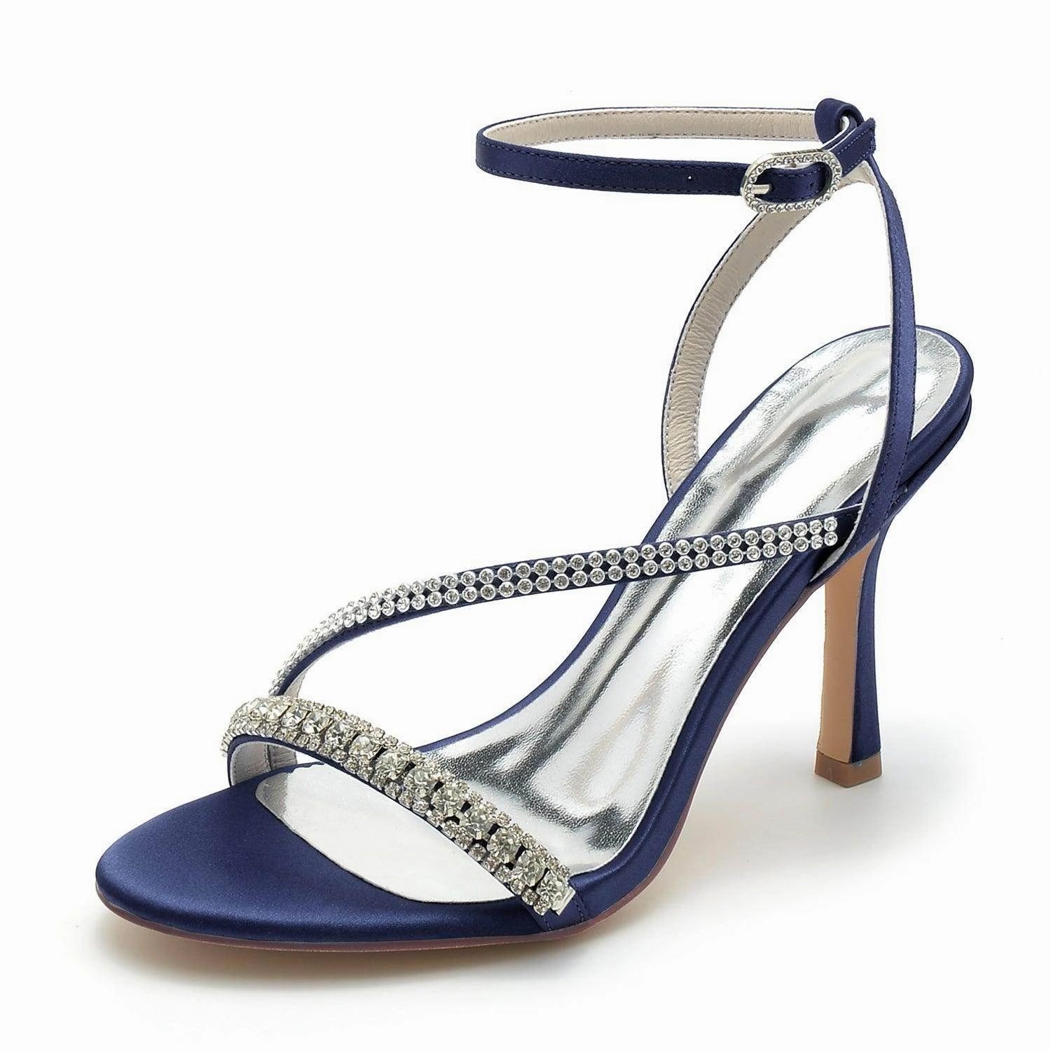 Stiletto Heel 9.5cm Silk-Like Shoes CK0328