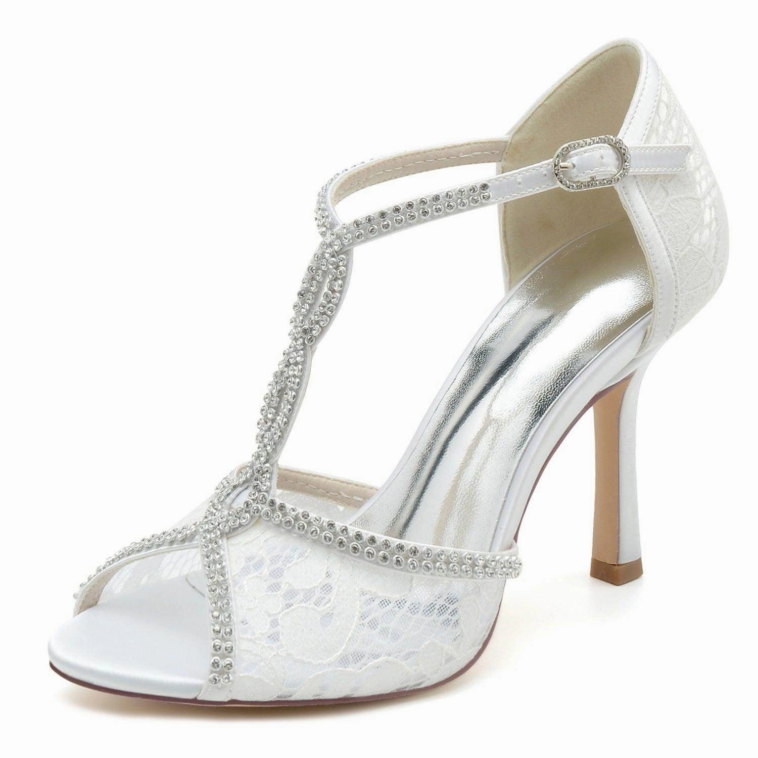 Stiletto Heel 9.5cm Tulle Shoes CK0479