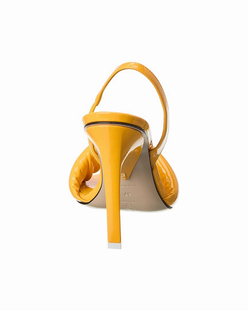 The Attico Rem Vinyl Slingback Sandal
