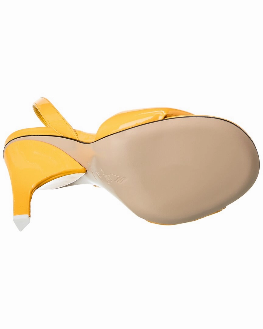 The Attico Rem Vinyl Slingback Sandal