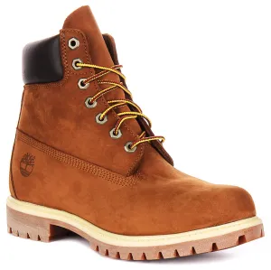 Timberland 72066 6 Inch Waterproof Boots In Rust  For Men