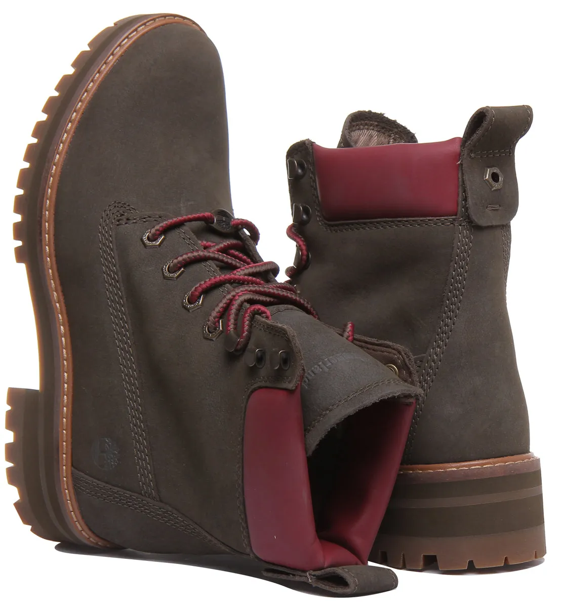 Timberland A2Dtd Courmayeur Valley Boots In Olive For Women