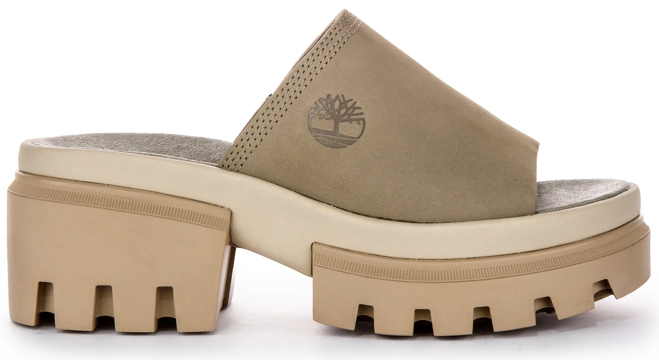 Timberland Everleigh A639M Platform Slide In Taupe