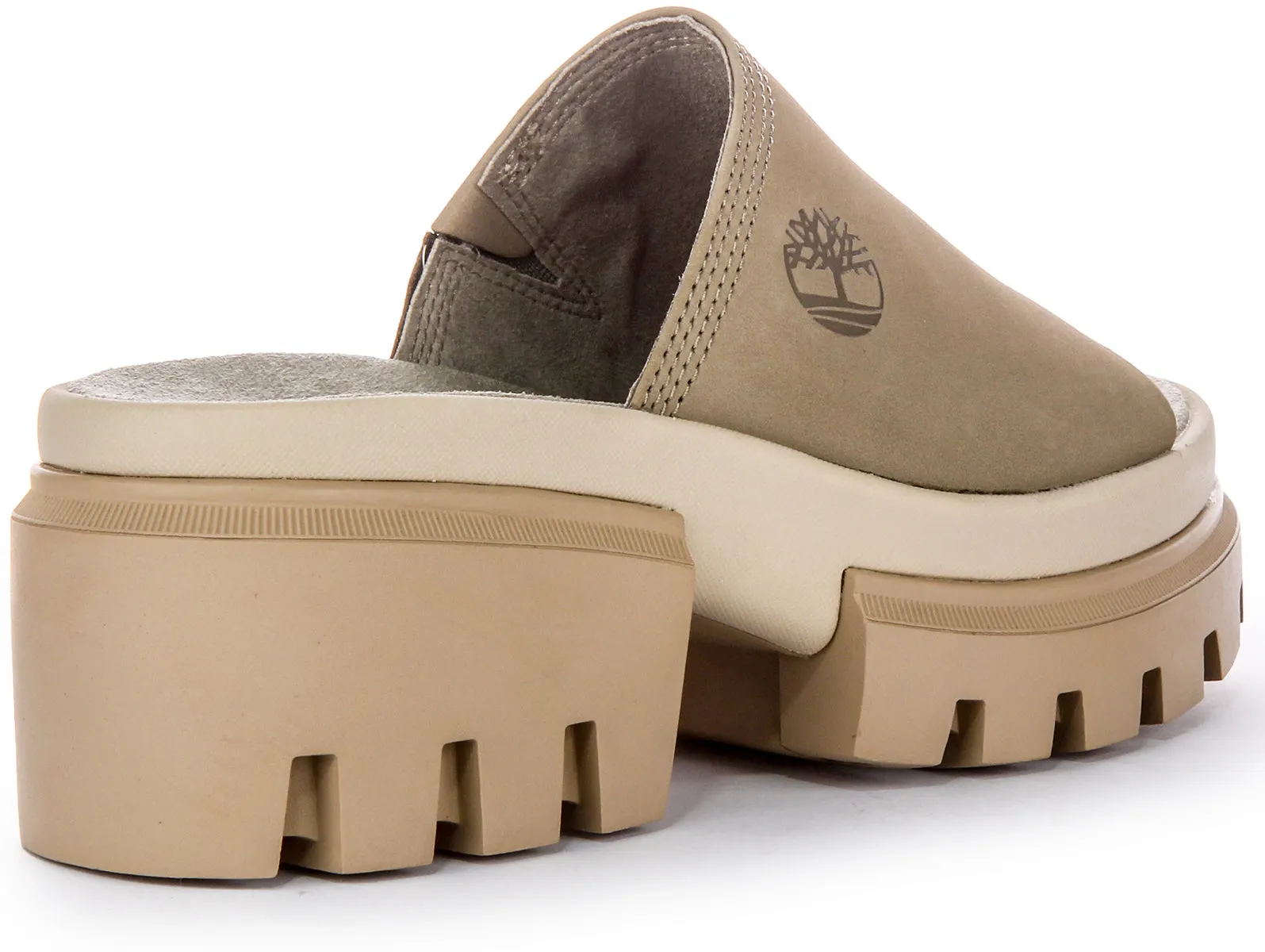 Timberland Everleigh A639M Platform Slide In Taupe