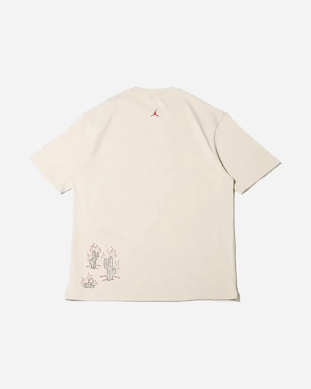 TRAVIS SCOTT X AIR JORDAN FLIGHT GRAPHIC CREAM TEE