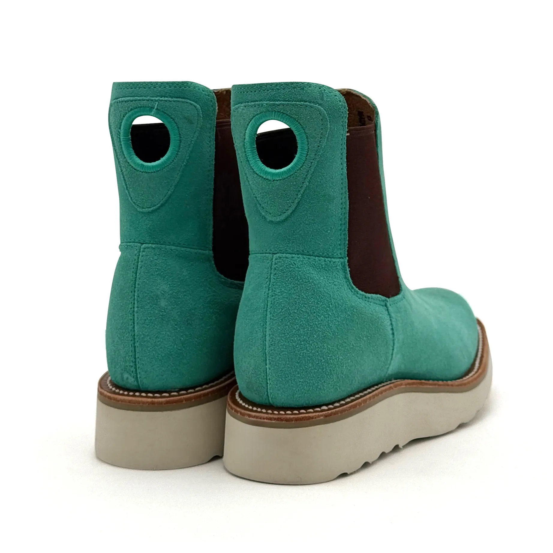 Turquoise Suede Swedge - M2200