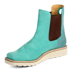 Turquoise Suede Swedge - M2200
