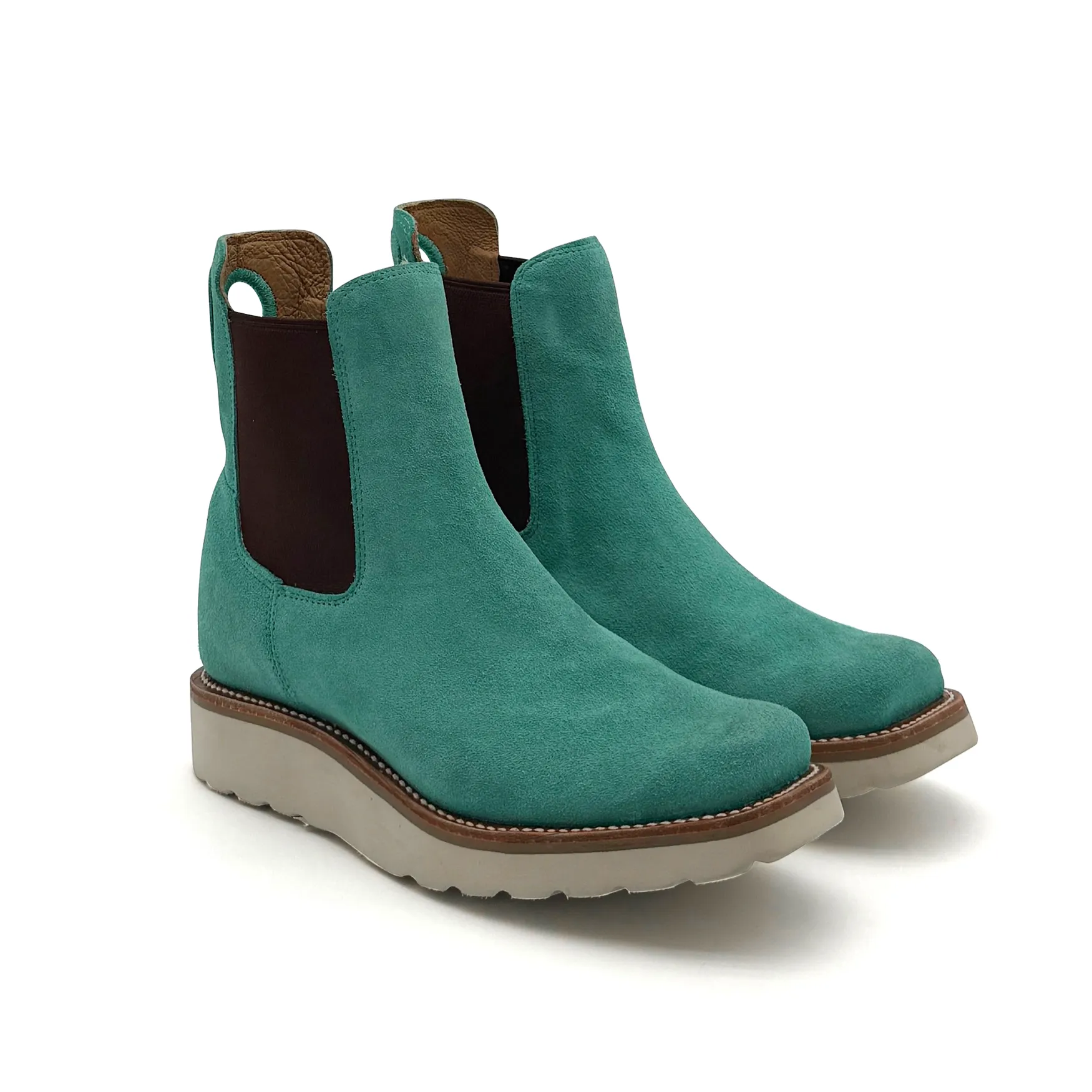 Turquoise Suede Swedge - M2200
