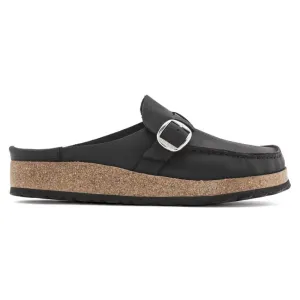 Unisex Buckley Black Oiled Leather Black