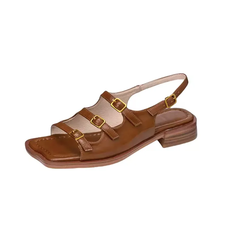 USS Shoes Alicia Women's Leather Flats Sandals
