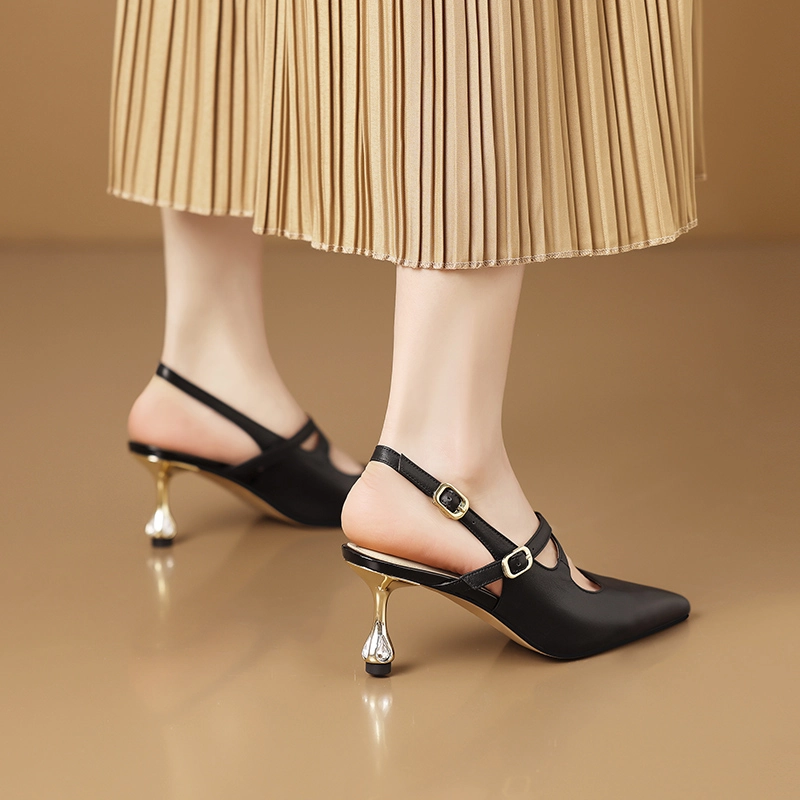 USS Shoes Herminia Women's Pointed Toe Leather Pumps