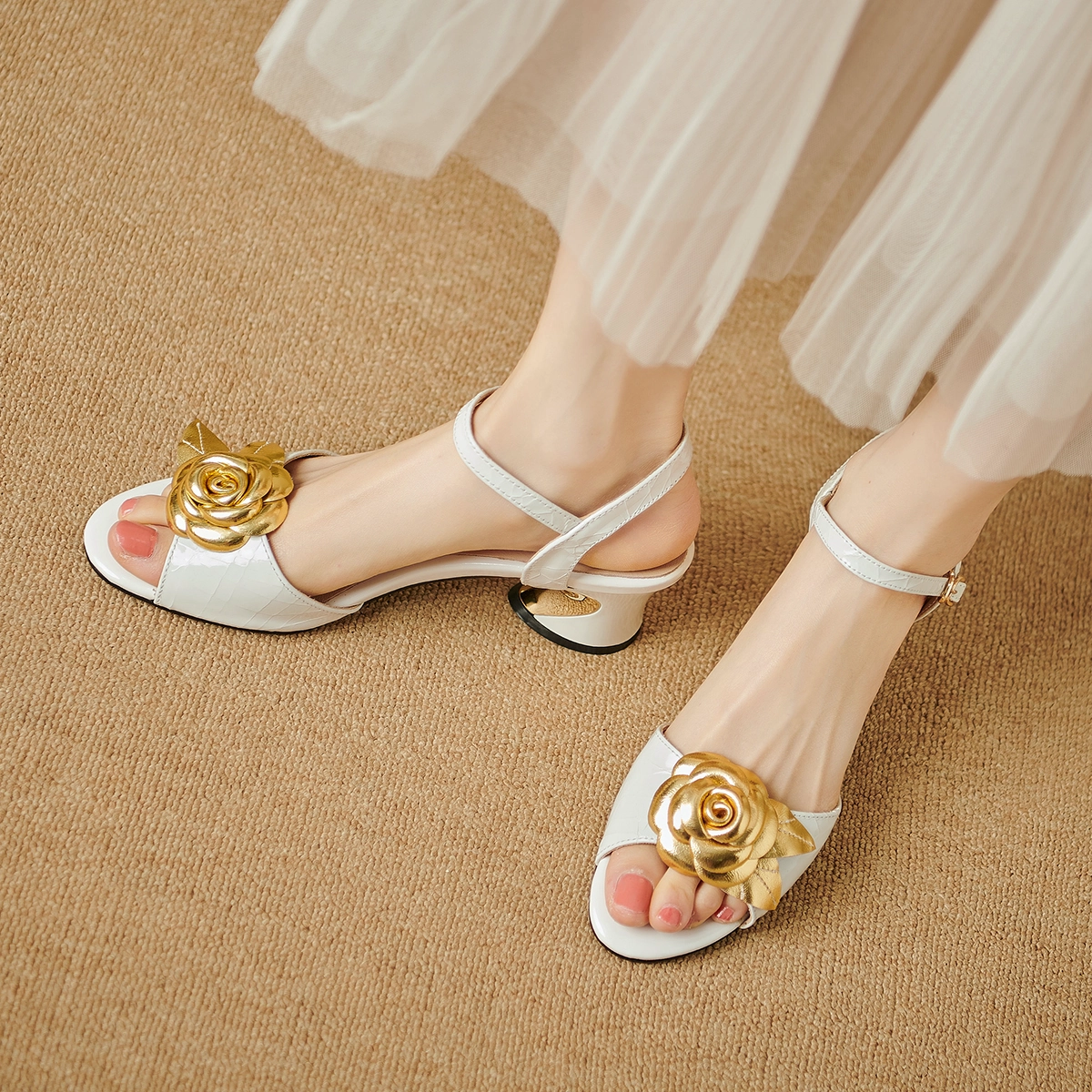 USS Shoes Oriana Women's Genuine Leather Dress Sandals