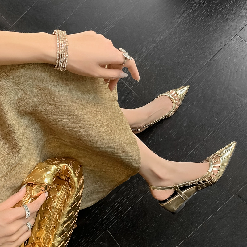 USS Shoes Oriana Women's Weaving Pointed Toe Sandals