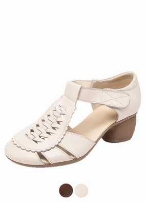 USS Shoes Pina Women's Hollow Leather Comfortable Sandals