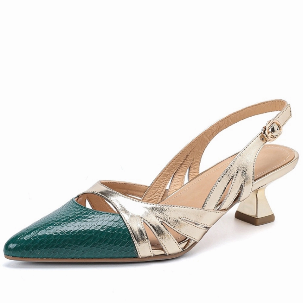 USS Shoes Rury Women's Leather Pointed Toe Sandals