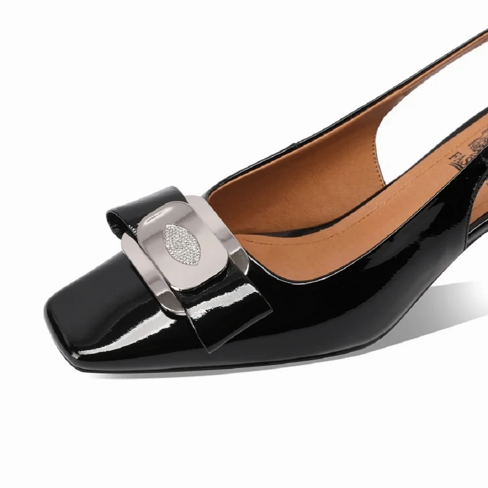 USS Shoes Salma Women's High Heels Square Toe Dress Sandals