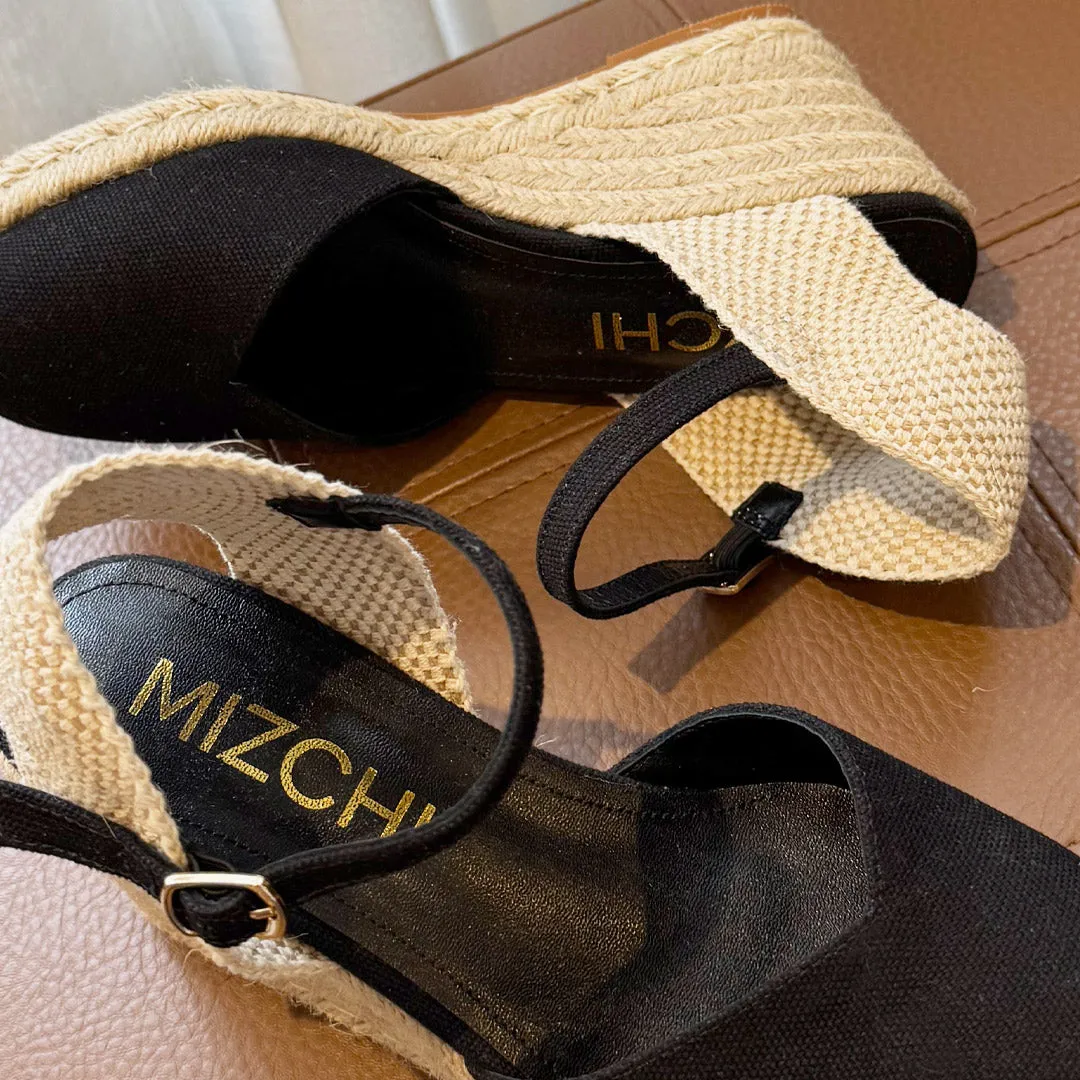 *VITTORIA - beige ankle strap espadrilles