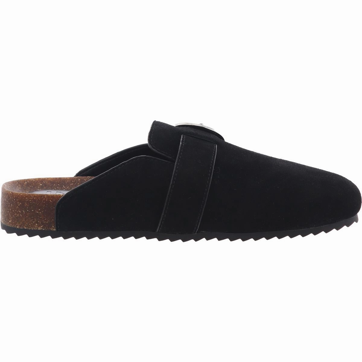 Wenna Womens Buckle Suede Slide Sandals