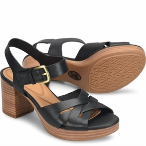 Women Lacie Block Heel Sandal In Black
