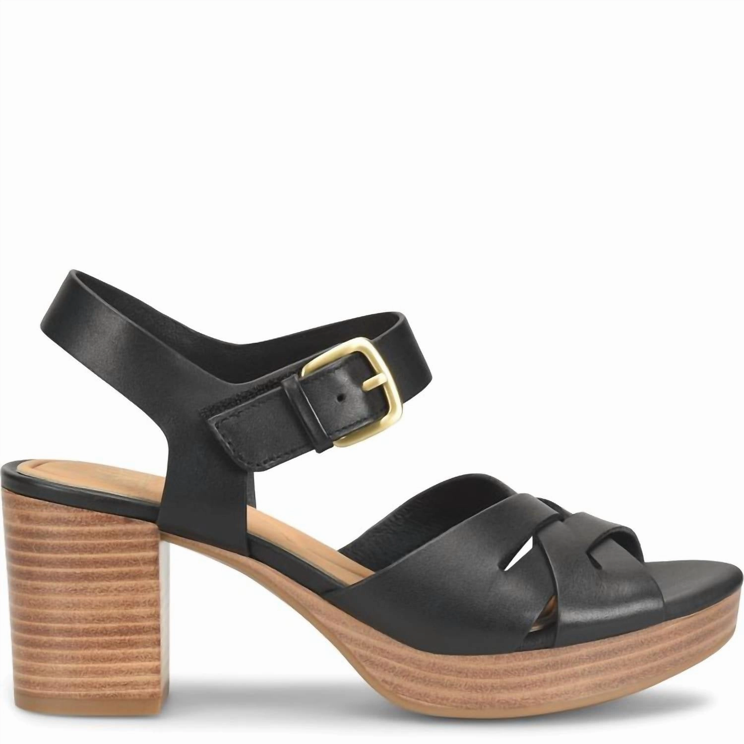 Women Lacie Block Heel Sandal In Black