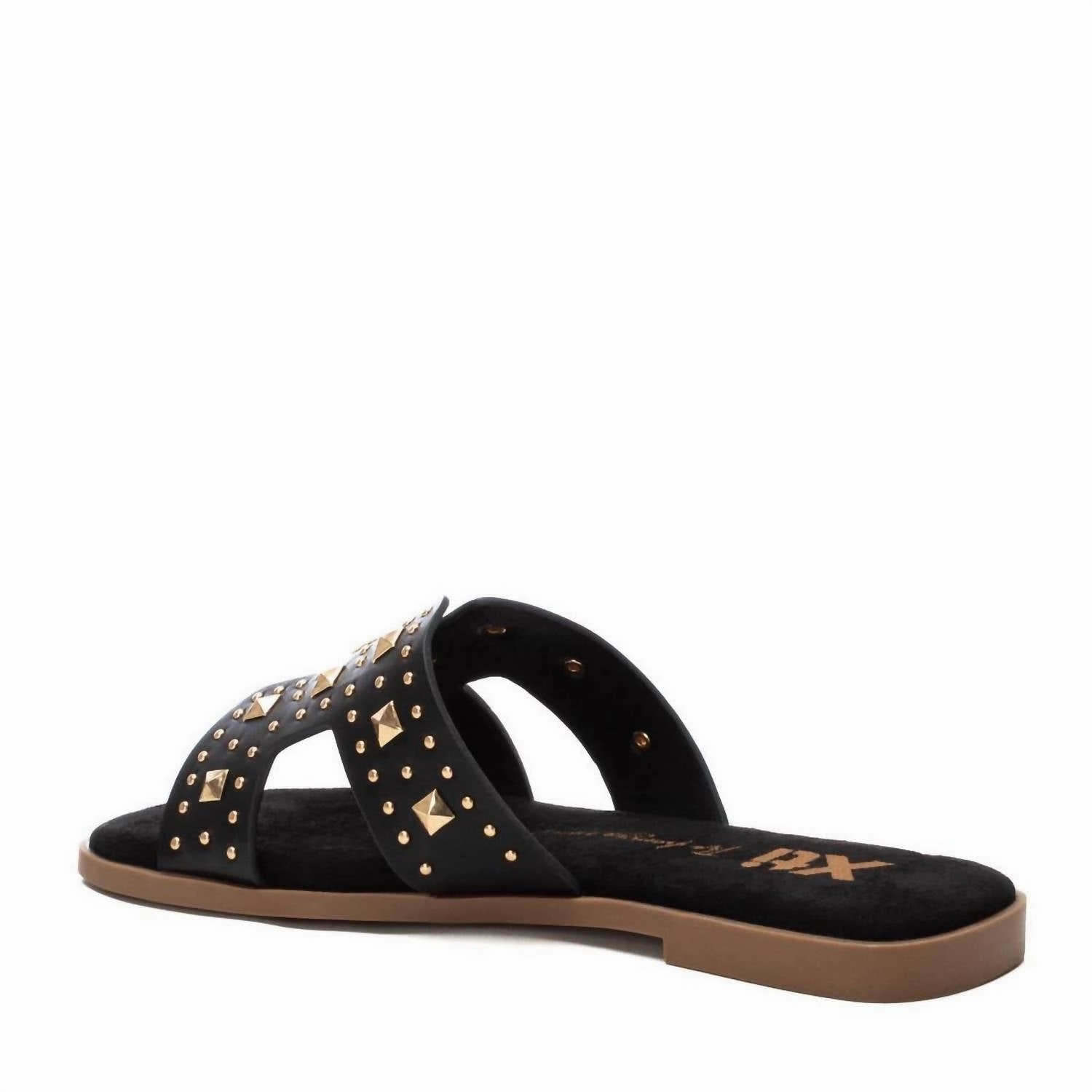 Women's Casual Flat Sandals In Black