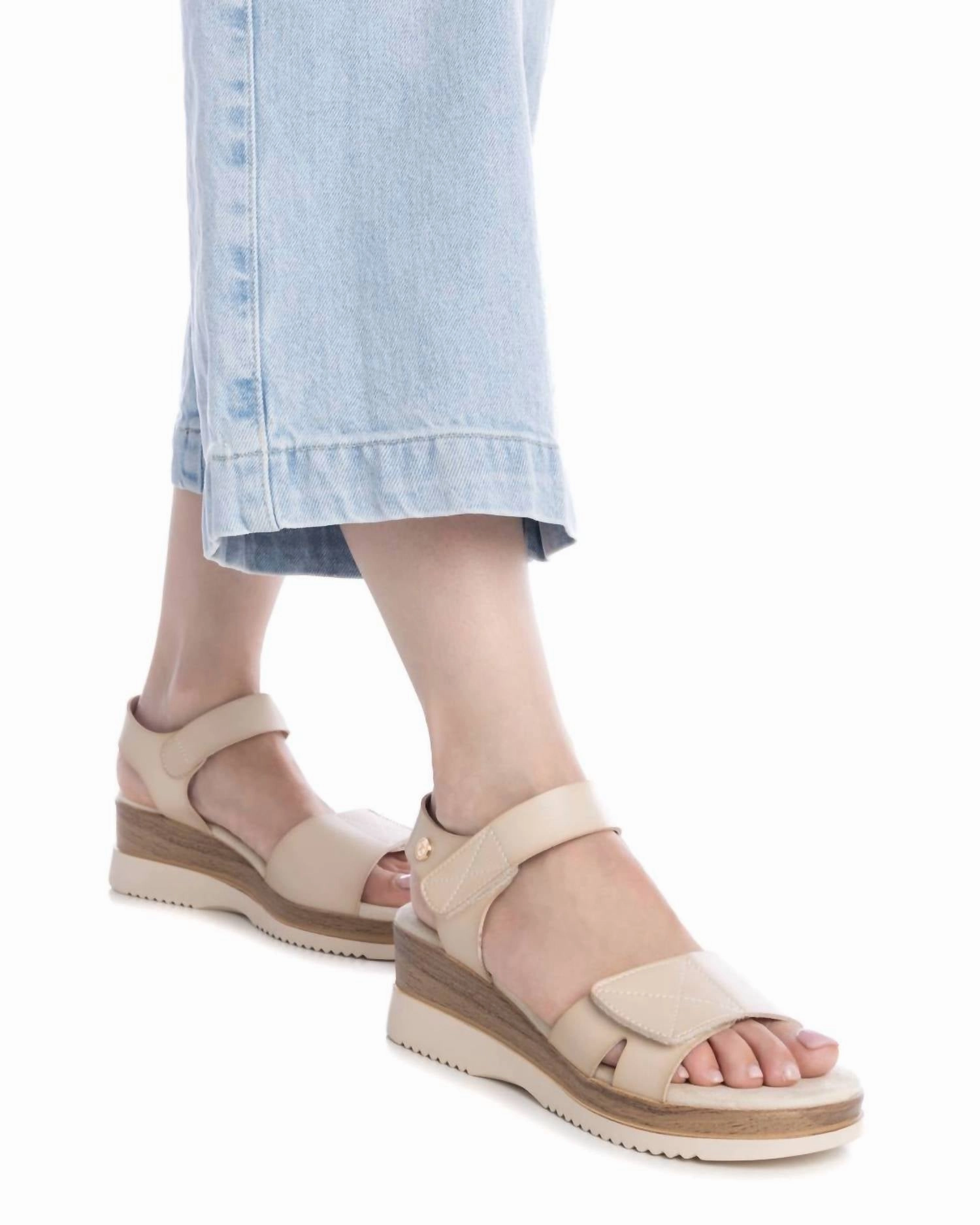 Women's Casual Wedge Sandals In Ice