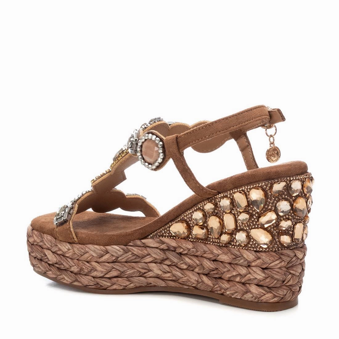 Women's Jute Wedge Sandals By XTI