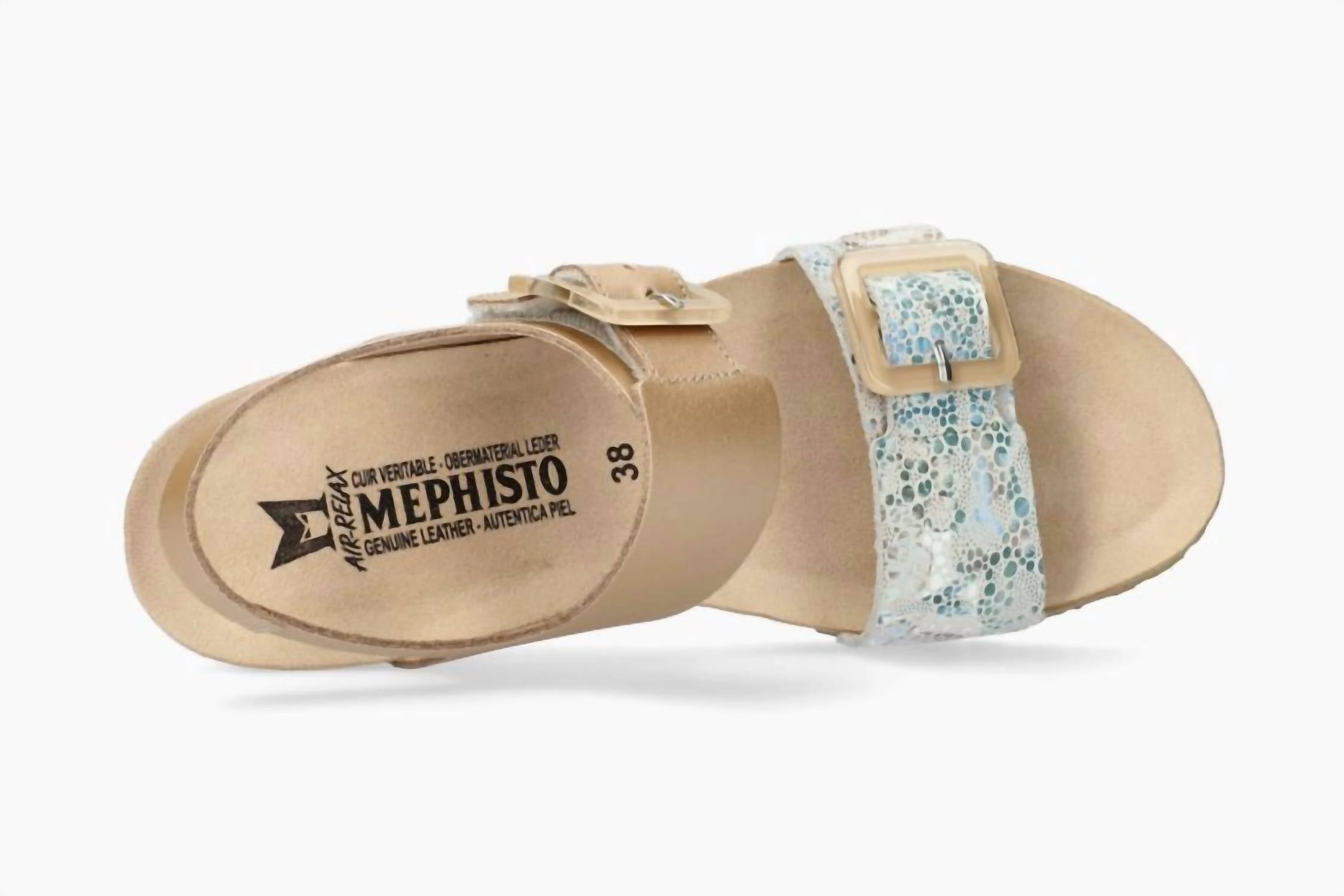Women's Lissia Lightweight Walking Wedge Sandal In Platinum Perla