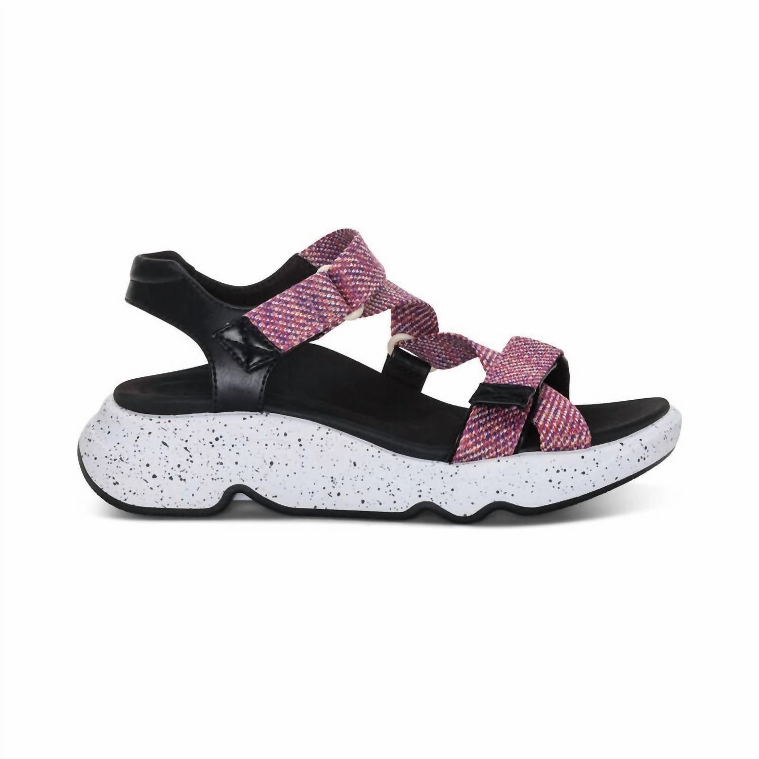 Women's Marz Adjustable Quarter Strap Sandal In Pink