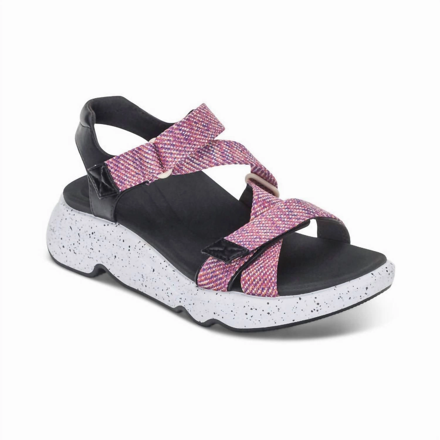 Women's Marz Adjustable Quarter Strap Sandal In Pink
