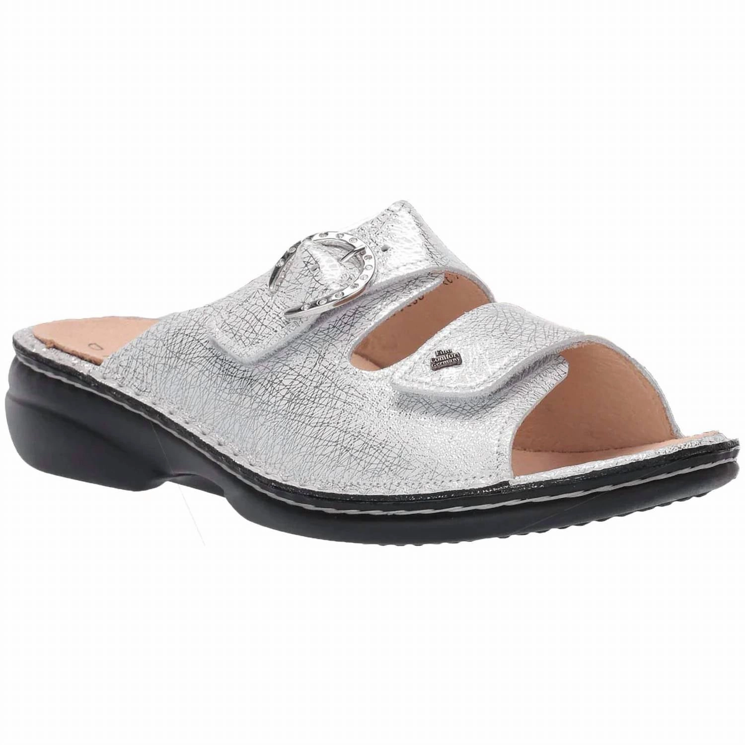Women's Mumbai Leather Sandal In Argento